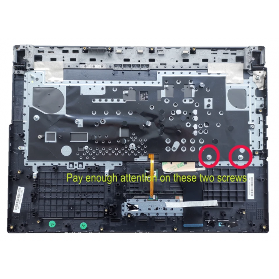Carcasa superioara cu tastatura palmrest Laptop Gaming, Asus, ROG Strix G G731G, G731GT, G731GU, 90NR01T3-R33UK0, G731GU-1C, 13N1-9BA0911, 13NR01Q3AP0311, iluminata, conector RGB 8 pini, conector touchpad 8 pini, layout UK