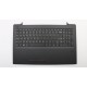 Carcasa superioara cu tastatura palmrest Laptop, Lenovo, V310-15IKB Type 80T3, 5CB0L46631, 3FLV7TALV00, neagra, cu fingerprint, layout US