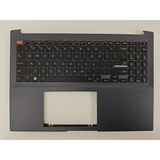 Carcasa superioara cu tastatura palmrest Laptop, Asus, Vivobook Pro 16 K6602Z, K6602ZC, K6602ZE, 90NB0Z51-R31UI0, K6602ZC-2B, NB6177, HQ2072208G000, iluminata, layout US
