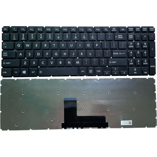 Tastatura Laptop, Toshiba, Satellite L70-C, neagra, layout US