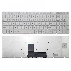 Tastatura Laptop, Toshiba, Satellite S55-C, S55T-C, alba, layout US Tastatura Laptop, Toshiba, Satellite S55-C, S55T-C, alba, layout US