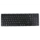 Tastatura Laptop, Toshiba, Satellite P55-C, P55T-C, neagra, iluminata, layout UK