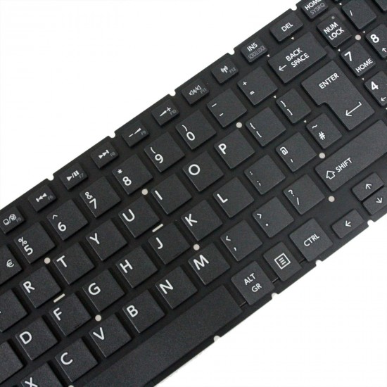 Tastatura Laptop, Toshiba, Satellite P55-C, P55T-C, neagra, iluminata, layout UK