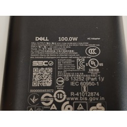 Incarcator Laptop, Dell, Inspiron 14 Plus 7430, JC22F, HA100PM220, 20V, 5A, 100W, USB-C, Type-C Incarcator Laptop, Dell, Inspiron 14 Plus 7430, JC22F, HA100PM220, 20V, 5A, 100W, USB-C, Type-C