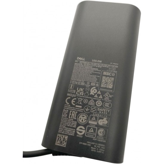 Incarcator Laptop, Dell, Latitude 7340, JC22F, HA100PM220, 20V, 5A, 100W, USB-C, Type-C