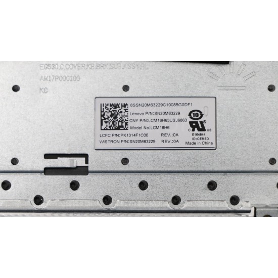 Carcasa superioara cu tastatura palmrest Laptop, Lenovo, IdeaPad 330-15ICH Type 81FX, 5CB0R58647, 5CB0R47036, AP17P000110, AM17P000200, DG521, Iron Grey, iluminata, layout US Carcasa superioara cu tastatura palmrest Laptop, Lenovo, IdeaPad 330-15ICH Type 81FX, 5CB0R58647, 5CB0R47036, AP17P000110, AM17P000200, DG521, Iron Grey, iluminata, layout US