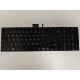 Tastatura Laptop, Toshiba, Satellite U50-A, U50D-A, U50DT-A, U50T-A, iluminata, neagra, layout UK