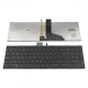 Tastatura Laptop, Toshiba, Satellite U50-A, U50D-A, U50DT-A, U50T-A, iluminata, neagra, layout UK