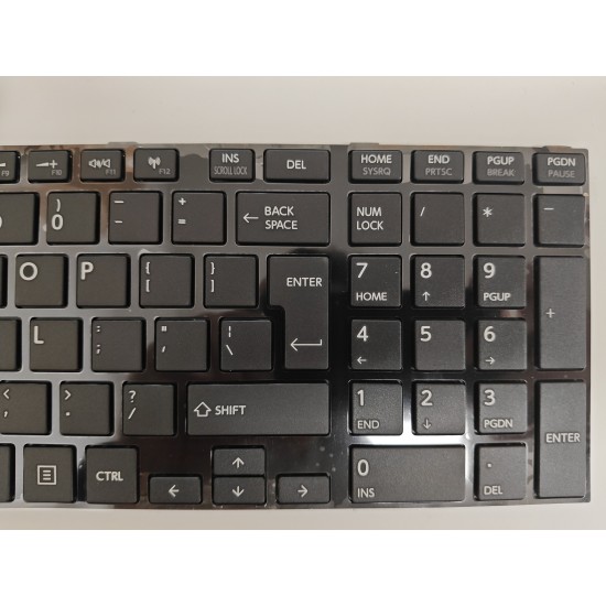 Tastatura Laptop, Toshiba, Satellite L50-A, L50D-A, L50DT-A, L50T-A, neagra, layout US