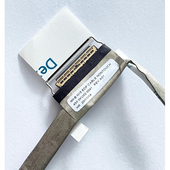Cablu video LVDS Laptop, Dell, Vostro 5502, 8D7R1, 08D7R1 YKHCF, 0YKHCF, XHW29, 0XHW29, 450.0KU02.0001, WST MKB N15 EDP Cable non touch, 40 pini