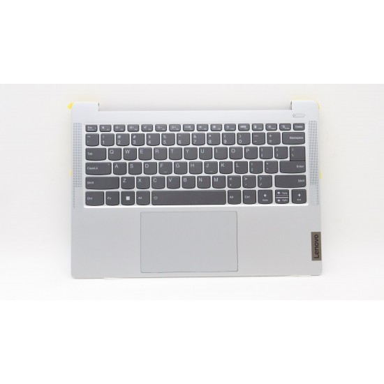 Carcasa superioara cu tastatura palmrest Laptop, Lenovo, IdeaPad Slim 5 14IRL8 Type 82XD, 5CB1L10834, AM3XW000801, Clould Grey, iluminata, layout US