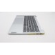 Carcasa superioara cu tastatura palmrest Laptop, Lenovo, IdeaPad Slim 5 14IRL8 Type 82XD, 5CB1L10834, AM3XW000801, Clould Grey, iluminata, layout US