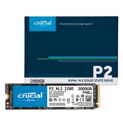 Solid State Drive (SSD) Crucial P2, 2TB, NVMe, M.2., CT2000P2SSD8, Laptop/Desktop Solid State Drive (SSD) Crucial P2, 2TB, NVMe, M.2., CT2000P2SSD8, Laptop/Desktop