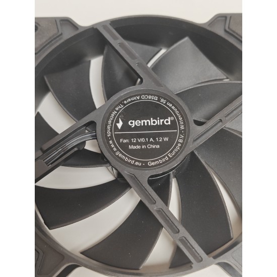 Cooler Desktop PC, Gembird 120x120x25mm, 12V, 0.1A, 4 pini