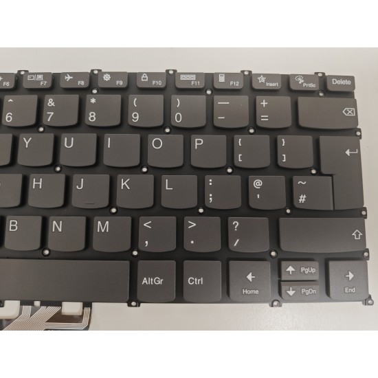 Tastatura Laptop, Lenovo, IdeaPad 1 14IAU7 Type 82QC, 83AF, gri, layout UK