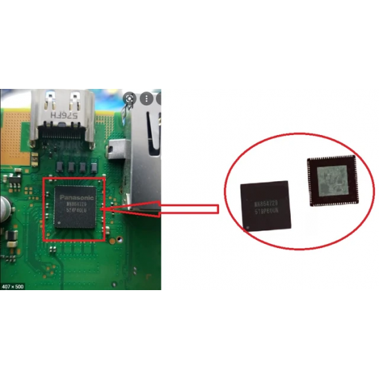 Chipset controller HDMI, Panasonic MN864729, QFN88, PS4 SLIM, PS4 PRO