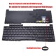 Tastatura Laptop Gaming, Asus, ROG Strix Scar 17 G733P, G733PY, G733PYV, G733PZ, iluminata, RGB Per Key, 20 pini, neagra, layout US