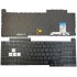 Tastatura Laptop Gaming, Asus, ROG Strix G17 G713P, G713PV, G713PI, G713PU, iluminata, RGB, 16 pini, neagra, layout US