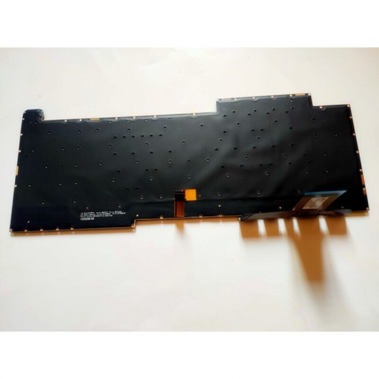 Tastatura Laptop Gaming, Asus, ROG Strix G17 G713P, G713PV, G713PI, G713PU, iluminata, RGB, 16 pini, neagra, layout US