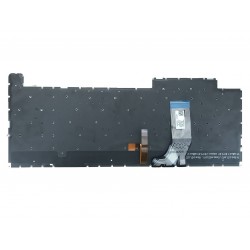 Tastatura Laptop Gaming, Asus, ROG Strix G17 G712L, G712LW, G712LWS, iluminata, RGB 4-ZONE, 16 pini, neagra, layout US