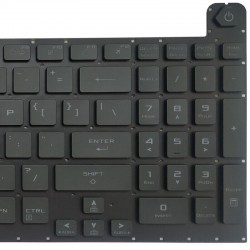 Tastatura Laptop Gaming, Asus, ROG Strix SCAR III G731G, G731GW, iluminata, RGB Per Key, 20 pini, neagra, layout US Tastatura Laptop Gaming, Asus, ROG Strix SCAR III G731G, G731GW, iluminata, RGB Per Key, 20 pini, neagra, layout US