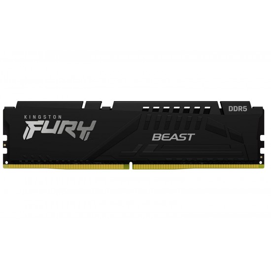 Memorie Kingston Fury Beast 32GB, DDR5, 5600Mhz, CL40, PC5-44800, 1.25V, KF556C40BB-32, Desktop PC
