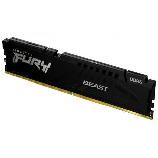 Memorie Kingston Fury Beast 32GB, DDR5, 5600Mhz, CL40, PC5-44800, 1.25V, KF556C40BB-32, Desktop PC
