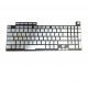Tastatura Laptop Gaming, Asus, ROG Strix G G731G, G731GU, iluminata, RGB 4-Zone, 16 pini, Glacier Blue, layout US