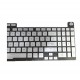 Tastatura Laptop Gaming, Asus, ROG Strix G G731G, G731GU, iluminata, RGB 4-Zone, 16 pini, Glacier Blue, layout US