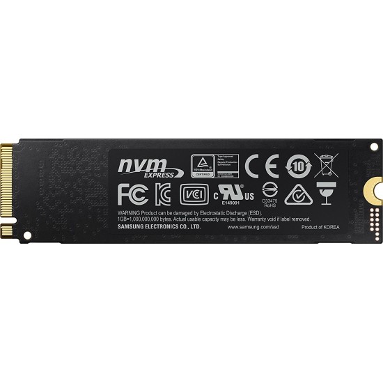 Solid state drive (SSD) Samsung 970 EVO, 500GB, NVMe, M.2, MZ-V7E500BW, Laptop/Desktop