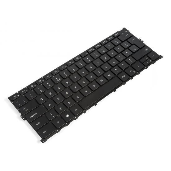 Tastatura Laptop, Dell, XPS 13 9300, 9310, P117G, P117G001, P117G002, iluminata, neagra, layout UK