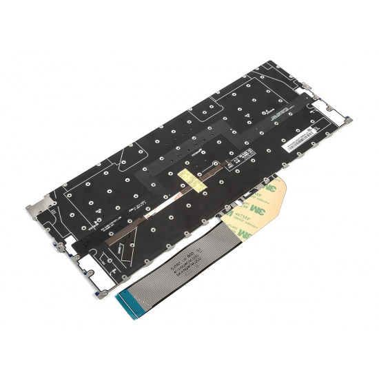 Tastatura Laptop, Dell, XPS 13 9300, 9310, P117G, P117G001, P117G002, iluminata, neagra, layout UK