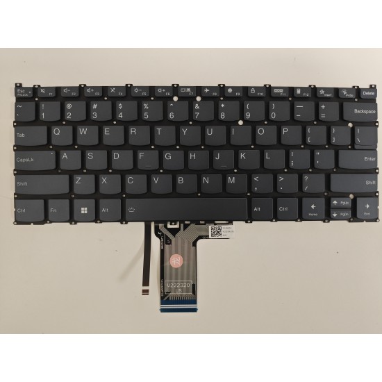 Tastatura Laptop 2-in-1, Lenovo, Yoga 7 14ILL10 Type 83JQ, iluminata, albastra, layout US Tastatura Laptop 2-in-1, Lenovo, Yoga 7 14ILL10 Type 83JQ, iluminata, albastra, layout US