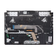 Carcasa superioara cu tastatura palmrest Laptop Gaming, Asus, TUF A15 FA506I, FA506IC, FA506ICB, FA506IE, FA506IH, FA506IHR, 90NR0636-R31UI1, 33NJFTAJN20, FA506QE-2A, ilumianta, RGB, layout US