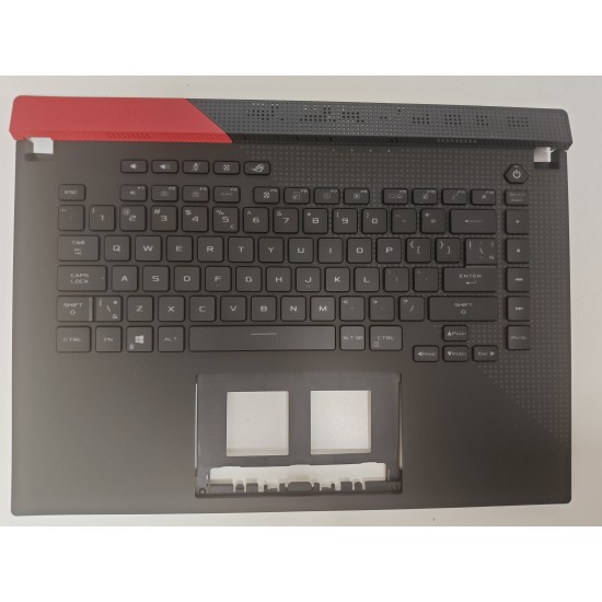 Carcasa superioara cu tastatura palmrest Laptop Gaming, Asus, ROG Strix G15 G513Q, G513QR, G513QM, 90NR0571-R31US0, G513QM-1C, 6070B1886021, 13NR0571P02011-3, iluminata, RGB tasta per tasta, layout US Carcasa superioara cu tastatura palmrest Laptop Gaming, Asus, ROG Strix G15 G513Q, G513QR, G513QM, 90NR0571-R31US0, G513QM-1C, 6070B1886021, 13NR0571P02011-3, iluminata, RGB tasta per tasta, layout US