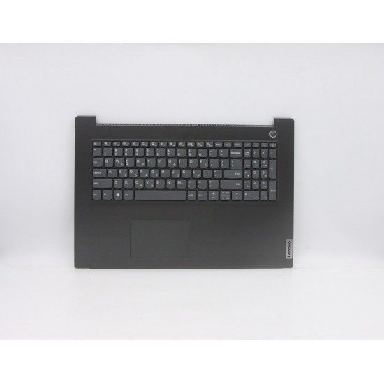 Carcasa superioara cu tastatura palmrest Laptop, Lenovo, V17-IIL Type 82GX, 5CB0Z48327, AP1Y7000200, GS752, AM1JX000100, EC1JX000200, gri, layout GR (greaca)