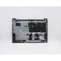 Carcasa superioara cu tastatura palmrest Laptop, Lenovo, V17-IIL Type 82GX, 5CB0Z48327, AP1Y7000200, GS752, AM1JX000100, EC1JX000200, gri, layout GR (greaca)