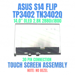 Ansamblu Display Laptop, Asus, VivoBook S14 TP3402Z, TP3402ZA, 14 inch, OLED, 2880x1800, QHD, IPS, ATNA40YK09, cu touchscreen, 40 pini