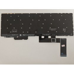 Tastatura Laptop Gaming, Lenovo, Y9000P, 2022, iluminata, neagra, layout US