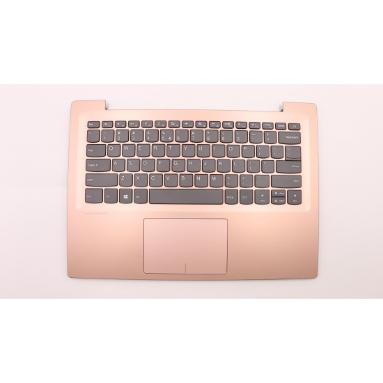 Carcasa superioara cu tastatura palmrest Laptop, Lenovo, IdeaPad 320S-14IKB Type 80X4, 81BN, 5CB0P26010, AP1YS000320, AM1YS000200, roz, layout US