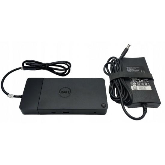 Docking Station Dell, WD19, 0DGKG4, (USB-C, USB-A, HDMI, DisplayPort, RJ45), USB-C, 130W, Gigabit Ethernet