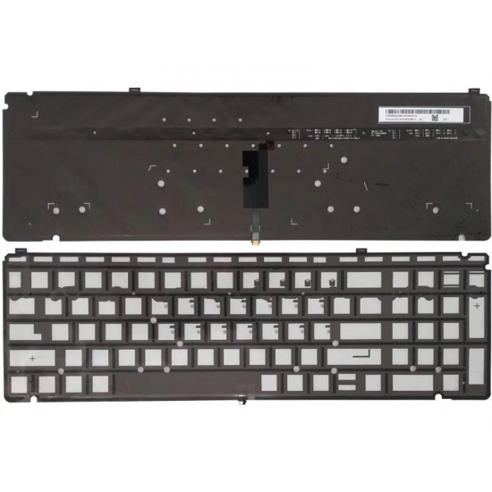 Tastatura Laptop, HP, Spectre X360 15-EB, 15T-EB, TPN-Q226, L95657-001, L95657-B31, iluminata, NightFall Black, layout US