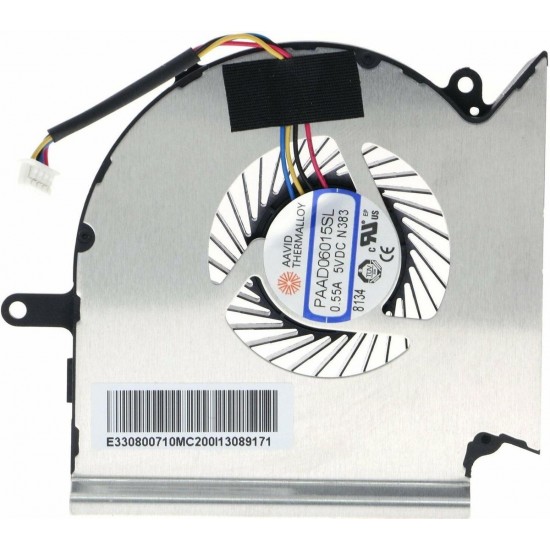 Cooler procesor Laptop, MSI, GL63 8RE, 8RDS, 9RDS, MS-16P5, PAAD06015SL-N383, 5V, 0.55A, CPU