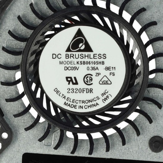 Cooler Laptop, Sony, Vaio SVP13, SVP13A, SVP132, SVP1321, SVP132A, ND55C02-14J10, 4MMS8FAV010, KSB06105HB-BE11, 5V, 0.5A