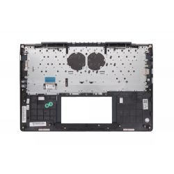 Carcasa superioara cu tastatura palmrest Asus, ZenBook Pro 14 UX480F, UX480FD, 90NB0JT1-R30US0, 13N1-5SA0211, 13NB0JT0P0, UX450FDX-1A, iluminata, albastru inchis, layout US