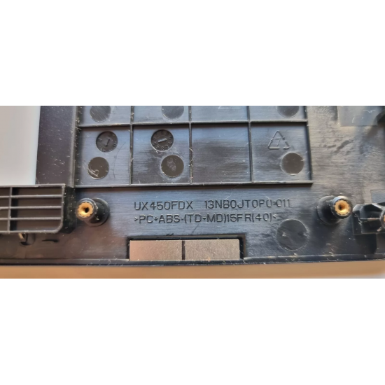 Carcasa superioara cu tastatura palmrest Asus, ZenBook Pro 14 UX480F, UX480FD, 90NB0JT1-R30US0, 13N1-5SA0211, 13NB0JT0P0, UX450FDX-1A, iluminata, albastru inchis, layout US