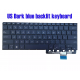 Tastatura Laptop, Asus, ZenBook Pro 14 UX480F, UX480FD, iluminata, albastru inchis, layout US