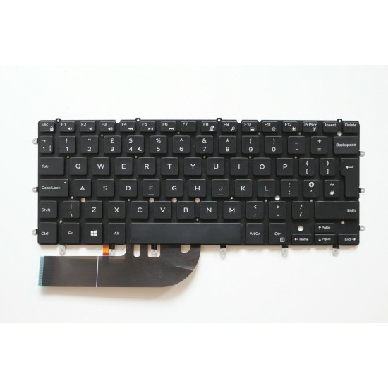 Tastatura laptop, Dell, XPS 13 9343, 13 9350, 13 9360, 15 7547, 15 7548, iluminata, US, Second Hand
