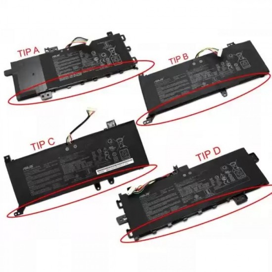 Baterie compatibila Laptop, Asus, VivoBook 15 S509D, S509DA, S509F, S509FA, S509J, S509JA, S509JB, S509U, S509UA, 0B200-03450000, 2ICP7/54/83, C21N1818, 7.7V, 3800mAh, 29Wh