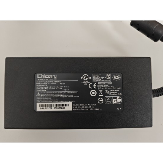Incarcator Laptop Gaming, Asus, ROG G750JH, G750JZ, G750JY, 0A001-00390000, ADP-230EB T, A17-230P1A, 19.5V, 11.8A, 230W, 7.4x5.0mm